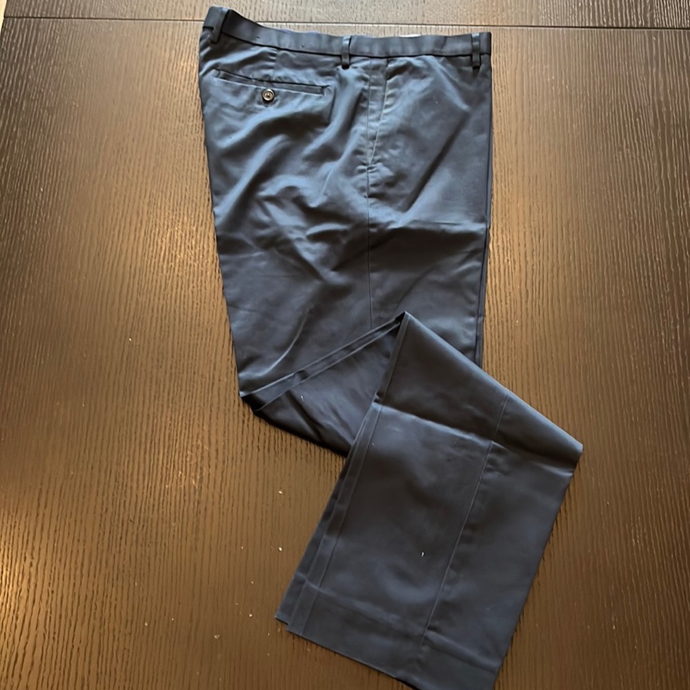 Banana republic no iron modern slim fit dress pants, navy blue